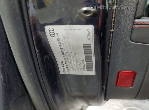 WAUENAF44JA130427 2018 AUDI A4 Blue Շարժիչի բաժամունքի տեսք