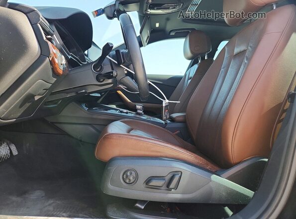 WAUENAF44JA134445 2018 AUDI A4 Black Front interior view