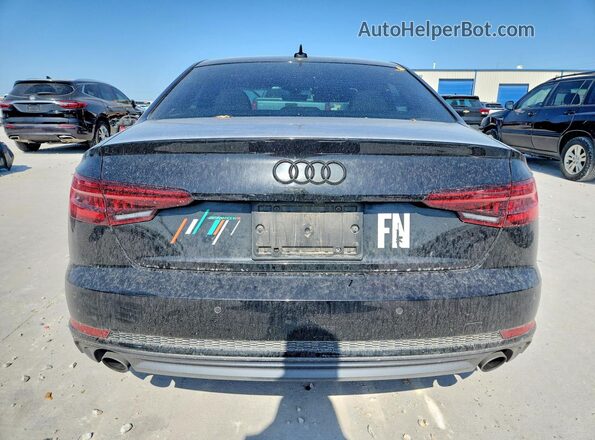 WAUENAF44JA134445 2018 AUDI A4 Black Rear view