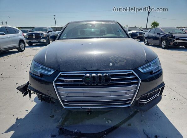 WAUENAF44JA134445 2018 AUDI A4 Black Front view