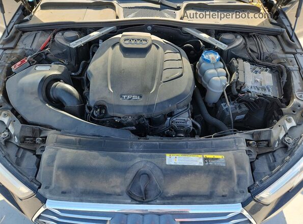 WAUENAF44JA134445 2018 AUDI A4 Black Rear interior view