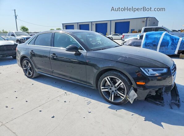 WAUENAF44JA134445 2018 AUDI A4 Black Front right