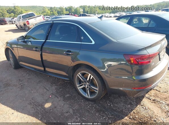 WAUENAF44JA155442 2018 AUDI A4 Black Rear left