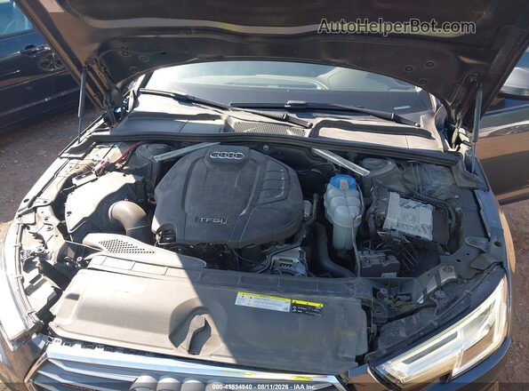 WAUENAF44JA155442 2018 AUDI A4 Black Rear view
