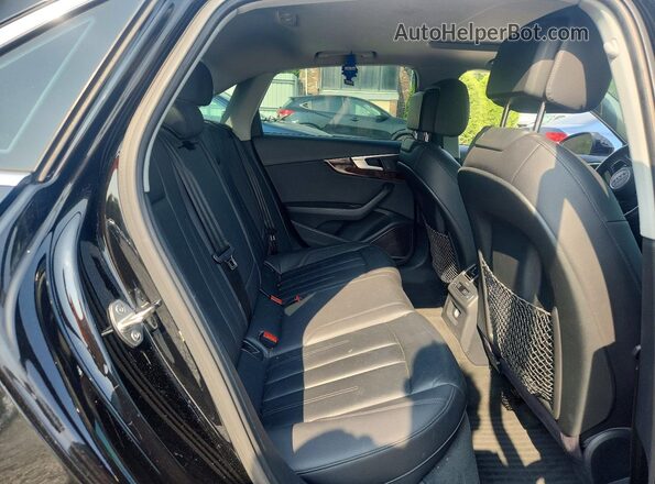 WAUENAF45HN033594 2017 AUDI A4 Black Հետևի նստատեղերի տեսք