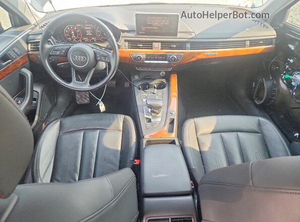 WAUENAF45HN033594 2017 AUDI A4 Black Առջևի վահանակի տեսք