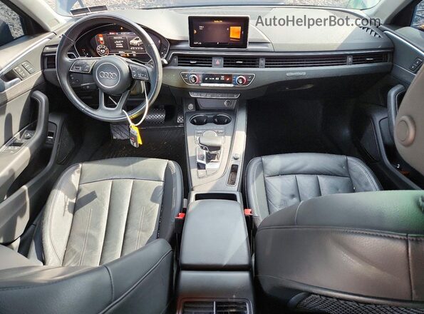 WAUENAF45HN061542 2017 AUDI A4 Black Առջևի վահանակի տեսք