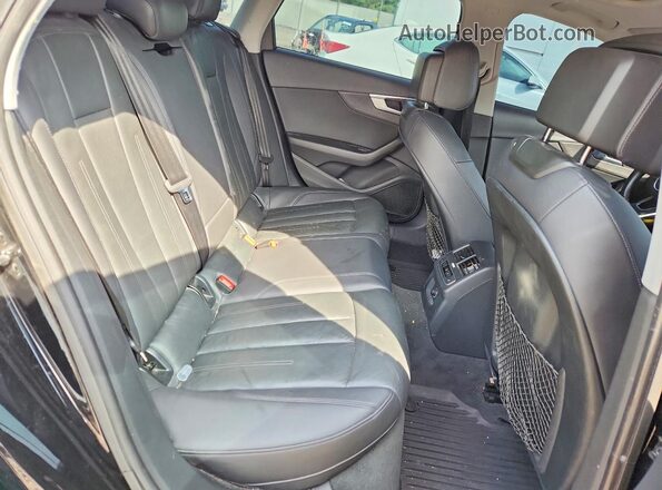 WAUENAF45HN061542 2017 AUDI A4 Black Հետևի նստատեղերի տեսք