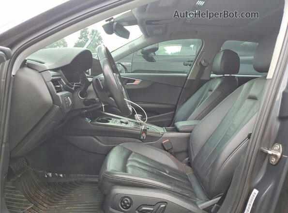 WAUENAF45HN066434 2017 AUDI A4 Серый Вид салона спереди
