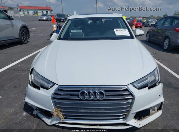 WAUENAF45JA021541 2018 AUDI A4 White Вид щитка приладів