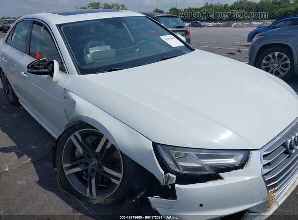 WAUENAF45JA021541 2018 AUDI A4 White Вид спереду