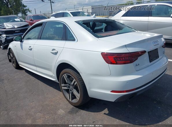 WAUENAF45JA021541 2018 AUDI A4 White Задня ліва чверть