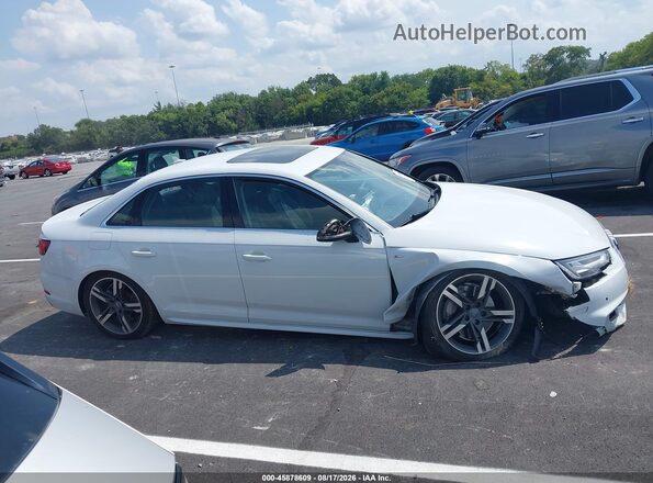 WAUENAF45JA021541 2018 AUDI A4 White Вид задньої частини салону