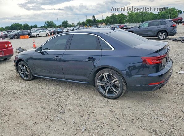 WAUENAF45JA148337 2018 AUDI A4 Blue Rear left