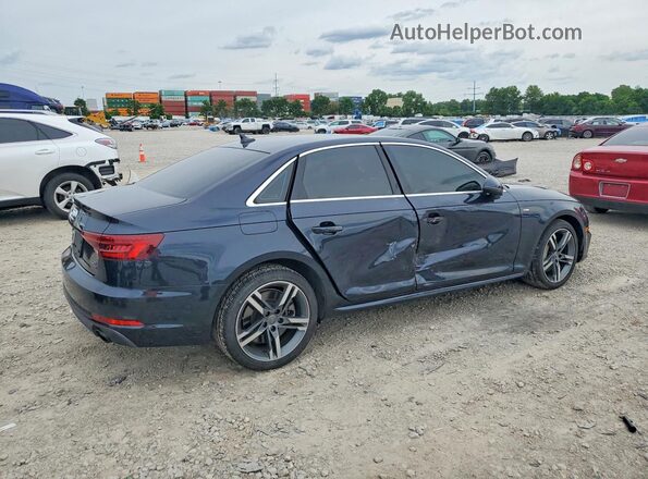 WAUENAF45JA148337 2018 AUDI A4 Blue Rear right