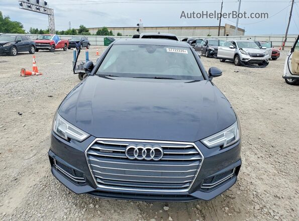 WAUENAF45JA148337 2018 AUDI A4 Blue Front view