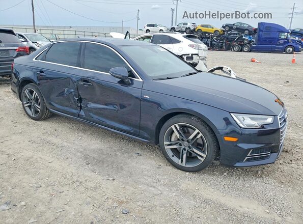 WAUENAF45JA148337 2018 AUDI A4 Blue Front right