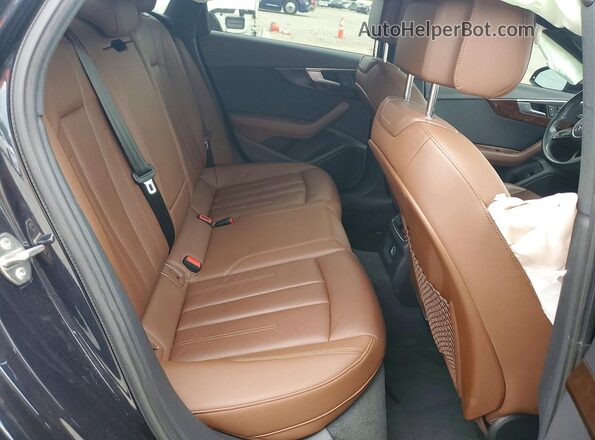 WAUENAF45JA148337 2018 AUDI A4 Blue Rear seats view