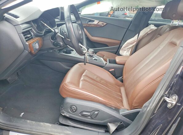 WAUENAF45JA148337 2018 AUDI A4 Blue Front interior view