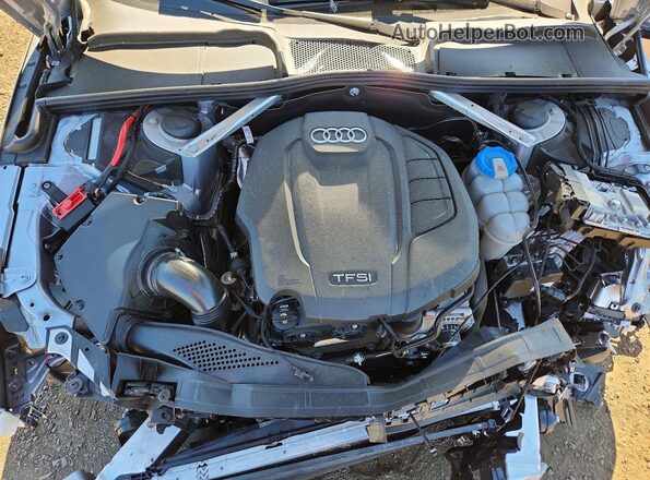 WAUENAF45JN019488 2018 AUDI A4 Silver Սալոնի հետևի տեսք