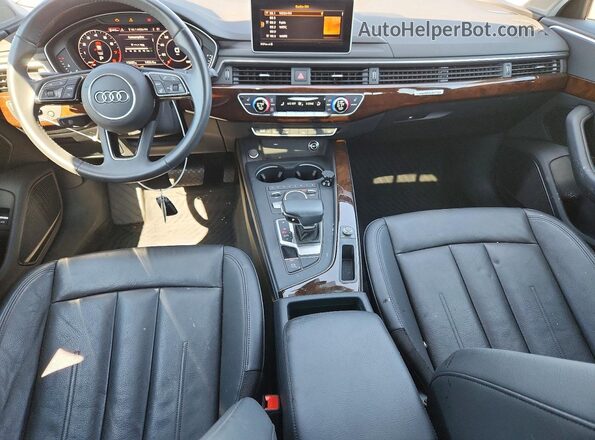 WAUENAF45JN019488 2018 AUDI A4 Silver Առջևի վահանակի տեսք
