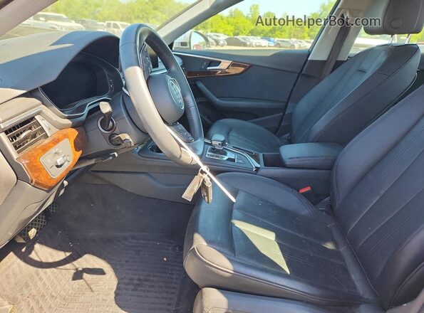 WAUENAF45JN019488 2018 AUDI A4 Silver Սալոնի դիմացի տեսք