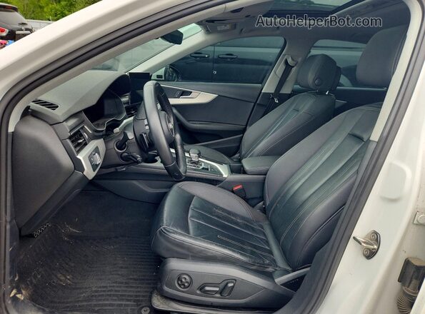WAUENAF45LA059421 2020 AUDI A4 White Widok wnętrza z przodu