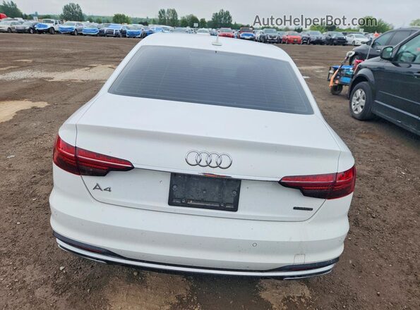 WAUENAF45LA059421 2020 AUDI A4 White Widok z tyłu