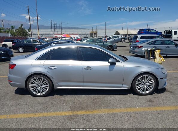 WAUENAF46HN002242 2017 AUDI A4 Silver უკანა სალონის ხედი