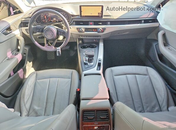 WAUENAF46HN017730 2017 AUDI A4 Charcoal Առջևի վահանակի տեսք