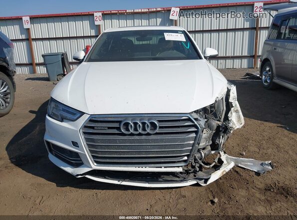 WAUENAF46HN039503 2017 AUDI A4 White Instrument cluster view