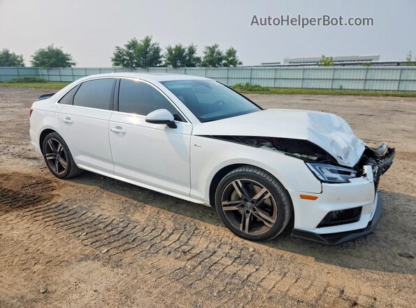 WAUENAF46JA021838 2018 AUDI A4 Белый Передняя правая четверть