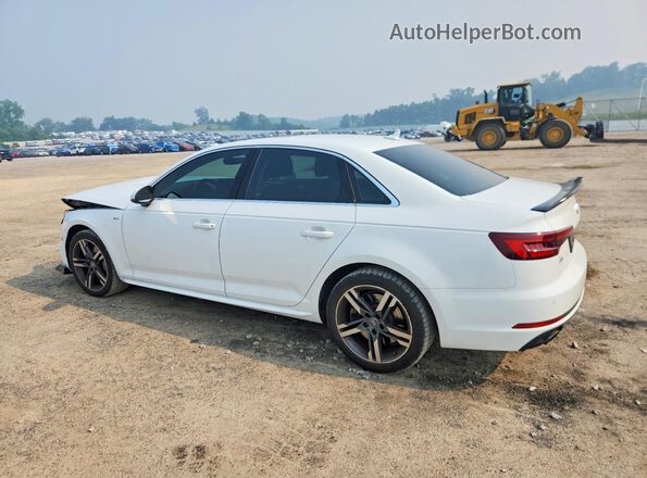WAUENAF46JA021838 2018 AUDI A4 Белый Задняя левая четверть