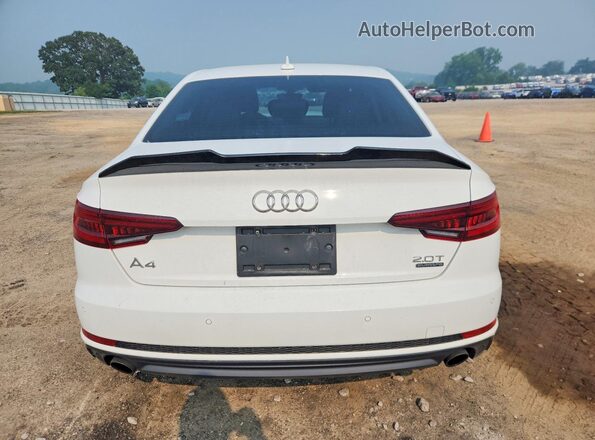 WAUENAF46JA021838 2018 AUDI A4 Белый Вид сзади