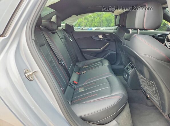WAUENAF46JA057965 2018 AUDI A4 Silver Vista de los asientos traseros