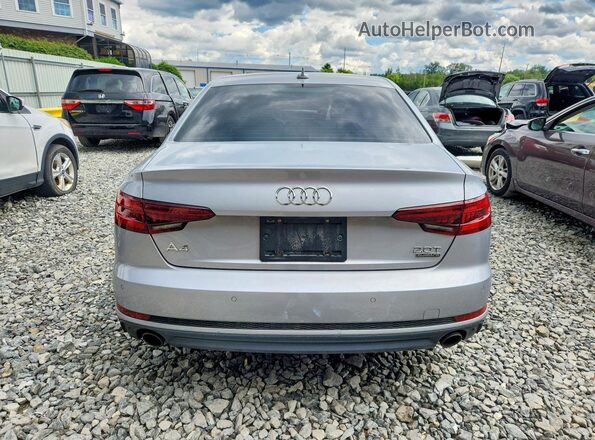 WAUENAF46JA076080 2018 AUDI A4 Silver Widok z tyłu