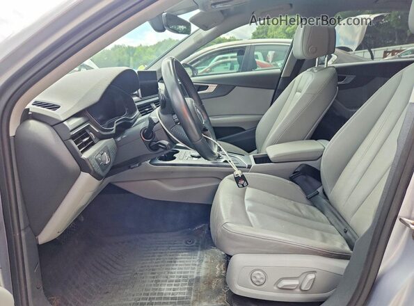 WAUENAF46JA076080 2018 AUDI A4 Silver Widok wnętrza z przodu