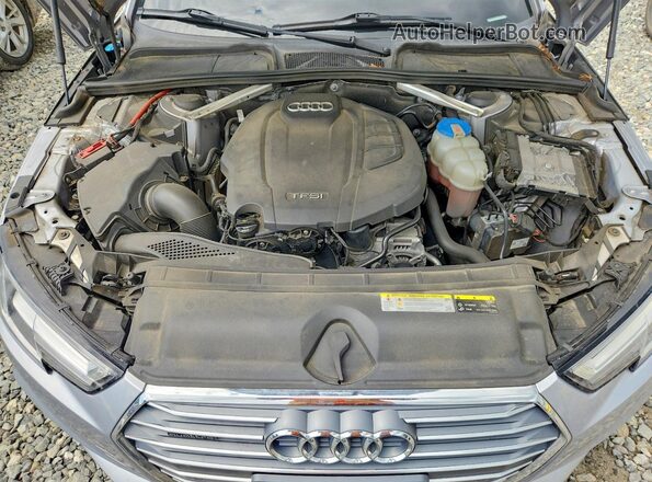 WAUENAF46JA076080 2018 AUDI A4 Silver Widok wnętrza z tyłu