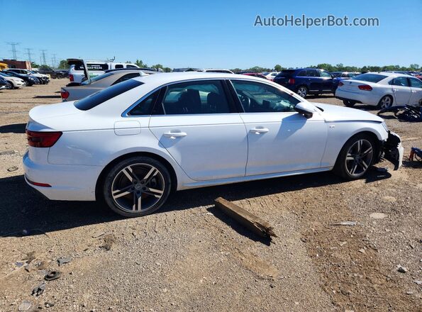 WAUENAF46JA104380 2018 AUDI A4 White Trasero derecho