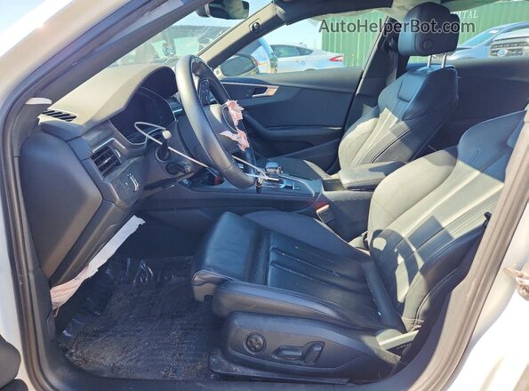 WAUENAF46JA104380 2018 AUDI A4 White Vista interior delantera