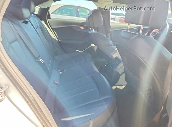 WAUENAF46JA104380 2018 AUDI A4 White Vista de los asientos traseros