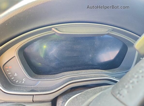 WAUENAF46JA104380 2018 AUDI A4 White Vista del cuadro de instrumentos
