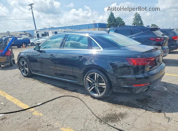 WAUENAF46JN002540 2018 AUDI A4 Black Rear left