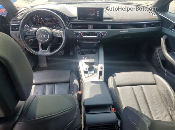 WAUENAF46JN002540 2018 AUDI A4 Black Dashboard view