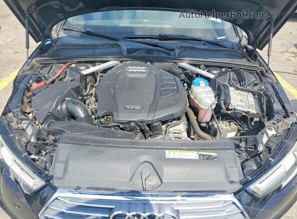WAUENAF46JN002540 2018 AUDI A4 Black Rear interior view