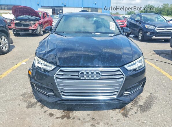 WAUENAF46JN002540 2018 AUDI A4 Black Front view