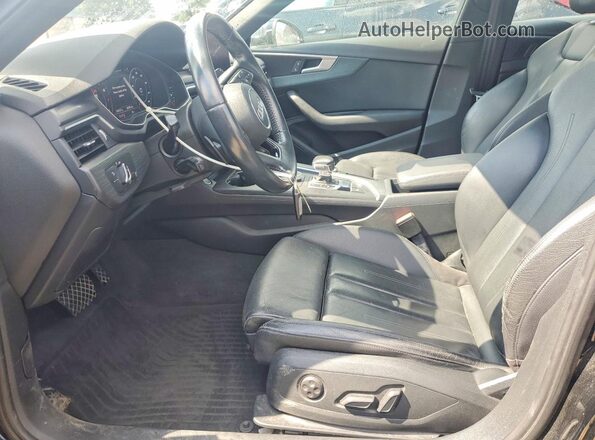WAUENAF46JN002540 2018 AUDI A4 Black Front interior view