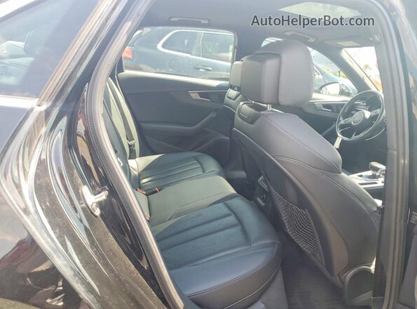 WAUENAF46JN002540 2018 AUDI A4 Black Rear seats view