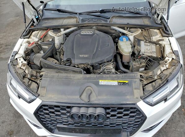WAUENAF47JA019158 2018 AUDI A4 Белый 