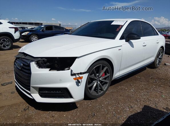WAUENAF47JA045291 2018 AUDI A4 Белый Передняя левая четверть